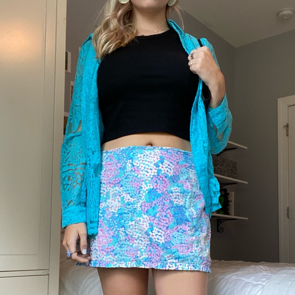 Y2k Lilly Pulitzer mini skirt 🪁